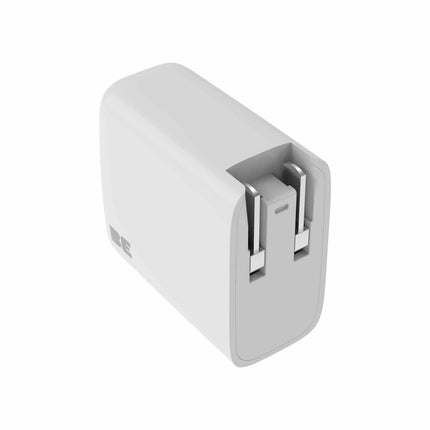 Wall Charger Dual USB-C 45W PD and USB-A White
