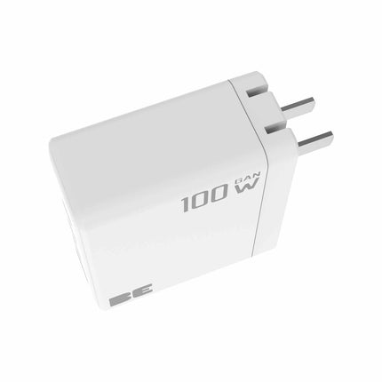 Wall Charger Multi Port GaN 100W PD & QC3 White