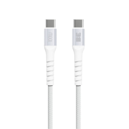 SpeedCharge Premium Braided Cable USB-C to USB-C 6ft 100W White