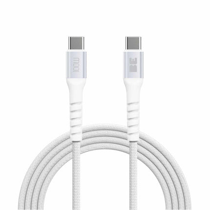 SpeedCharge Premium Braided Cable USB-C to USB-C 6ft 100W White