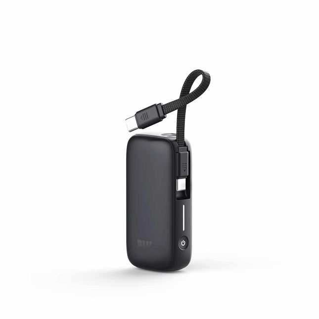 PowerFlex 5KPD 20W Powerbank with Built-In USB-C Cable Black