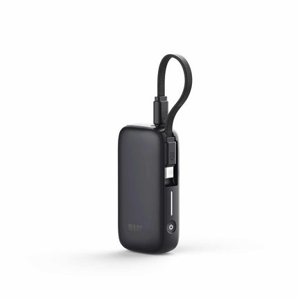 PowerFlex 5KPD 20W Powerbank with Built-In USB-C Cable Black