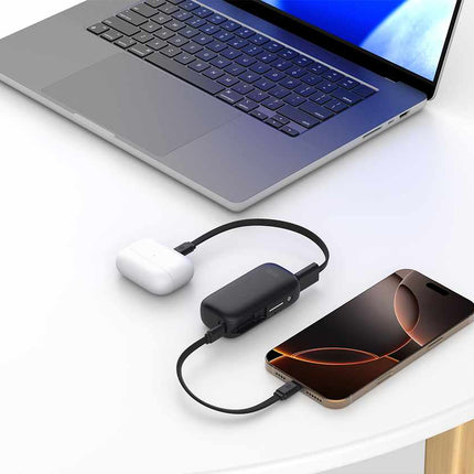 PowerFlex 5KPD 20W Powerbank with Built-In USB-C Cable Black