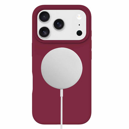 BESMG17PR5 Silicone MagSafe Case iPhone 17 Pro Cranberry