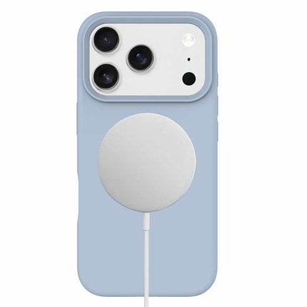 BESMG17PRM4 Silicone MagSafe Case iPhone 17 Pro Max Pastel Blue