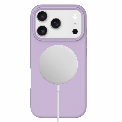 Silicone MagSasfe Case WITH Screen Protector iPhone 17 Pro Max Lavender