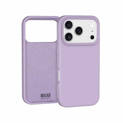 Silicone MagSasfe Case WITH Screen Protector iPhone 17 Pro Max Lavender