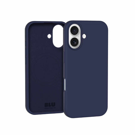 Silicone MagSasfe Case WITH Screen Protector iPhone 17 Navy
