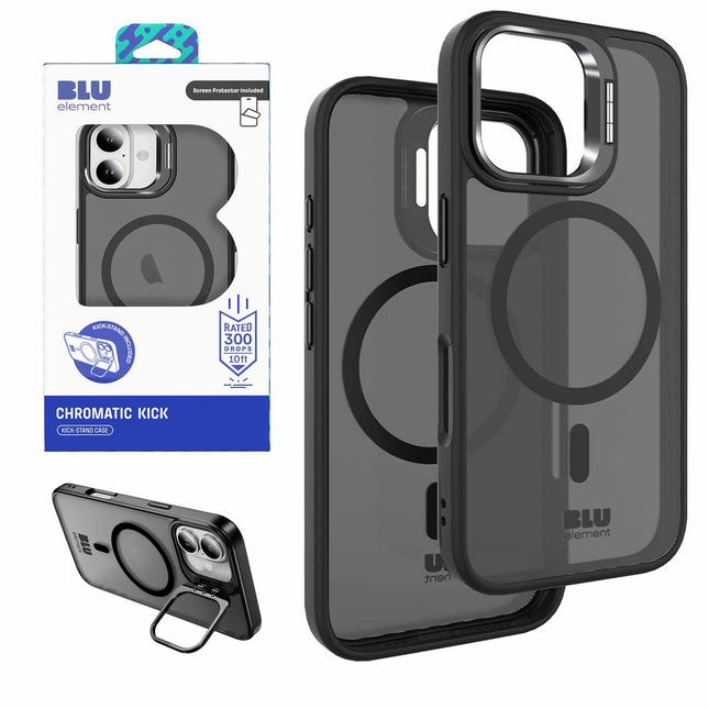 Chromatic Kick MagSafe Case WITH Screen Protector iPhone 17 Black