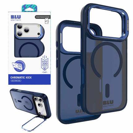 Chromatic Kick MagSafe Case WITH Screen Protector iPhone 17 Pro Navy