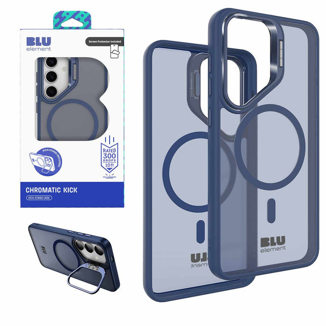 Chromatic Kick Case WITH Screen Protector Galaxy S25 FE Navy