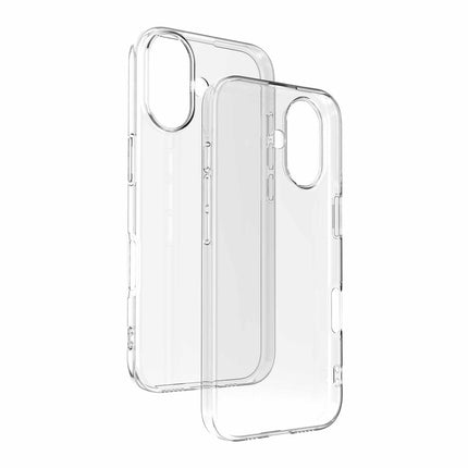 Gelskin Case WITH Screen Protector FOR IPHONE 16 - CLEAR Sage Green