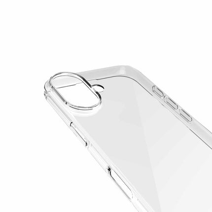 Gelskin Case WITH Screen Protector FOR IPHONE 16 - CLEAR Sage Green