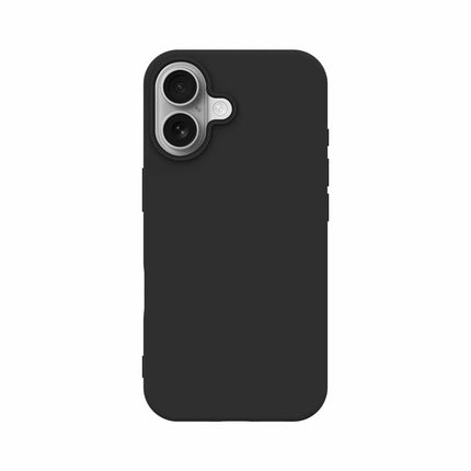 Gelskin Case WITH Screen Protector FOR IPHONE 16 - BLACK Black