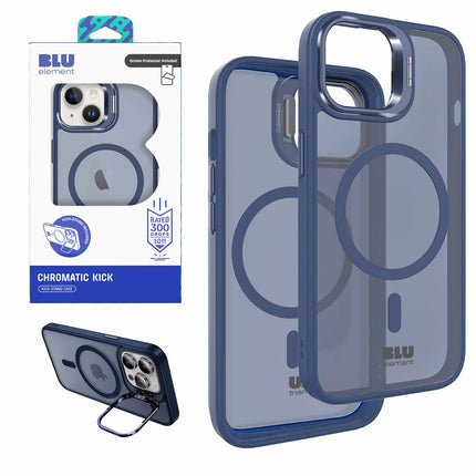 Chromatic Kick WITH Screen Protector FOR iPhone 16E/14/13 - NAVY Navy