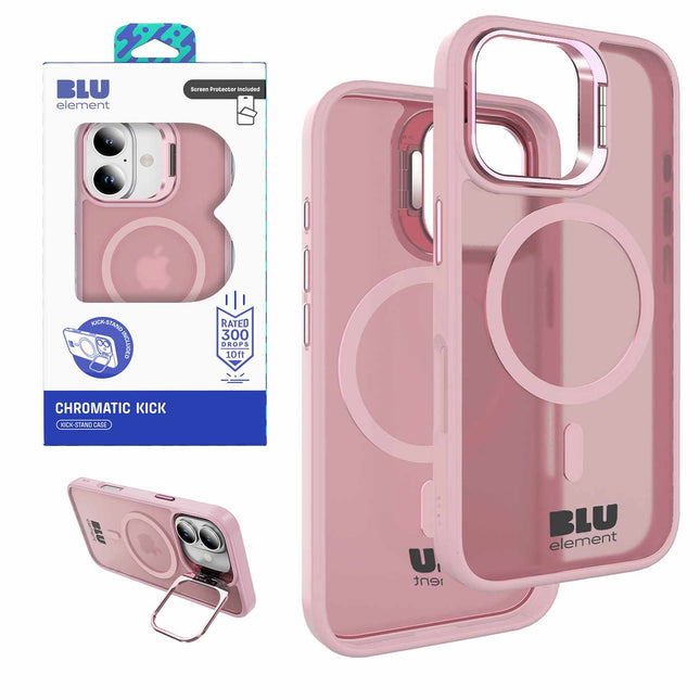 Chromatic Kick WITH Screen Protector FOR iPhone 16E/14/13 - Pink Pink