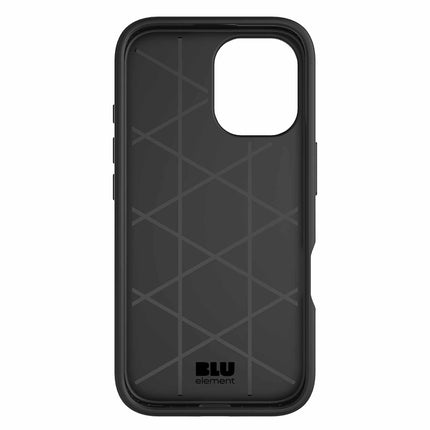 Armour Rugged WITH Screen Protector FOR iPhone 16 - BLACK Black