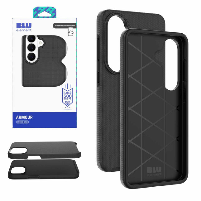 Armour Rugged WITH Screen Protector for Galaxy S26 Black
