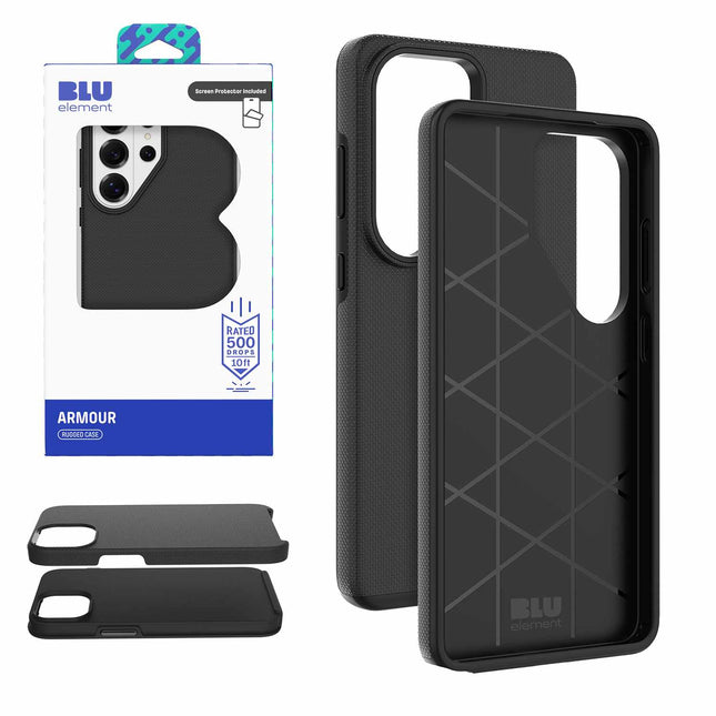 Armour Rugged WITH Screen Protector for Galaxy S26 Ultra Black