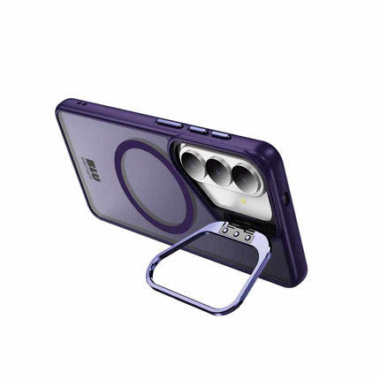 Chromatic Kick w/Magnets Case WITH Screen Protector for S26 Deep Violet